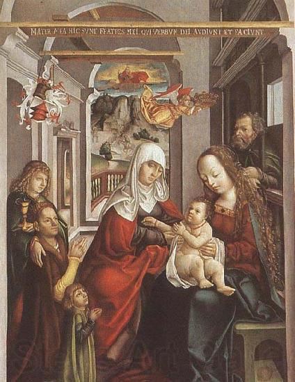 unknow artist Saint Anne with the Virgin and the Child Spain oil painting art